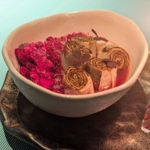 Fruit roll up #Veganuary at Analogue Initiative in Central Singapore