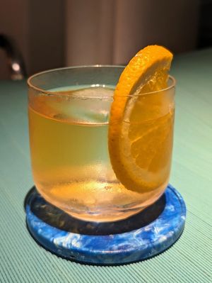 Old fashioned at Analogue Initiative in Central Singapore