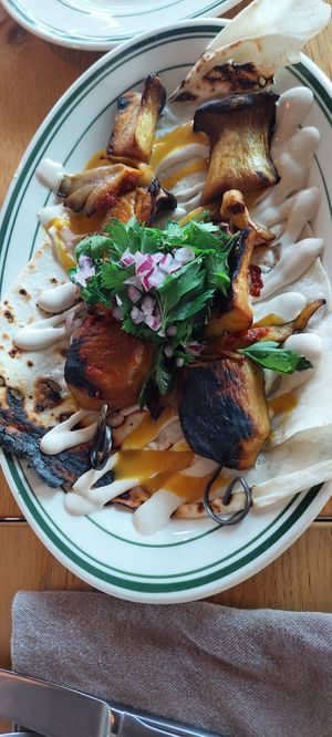 Pilz Shawarma at NENI am Prater in Vienna