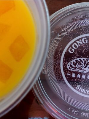 Mango pudding - S$5.00 at Gong He Guan - Geylang Rd in Central Singapore