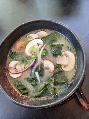 Miso Soup at MOONRICE in Groemitz