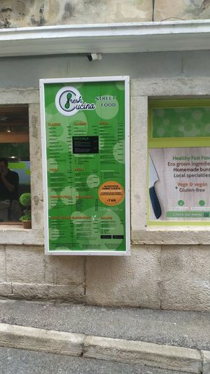 Menu at Fresh Cucina Street Food in Vodnjan