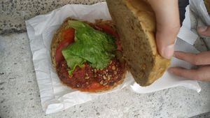 Vegan Burger at Fresh Cucina Street Food in Vodnjan