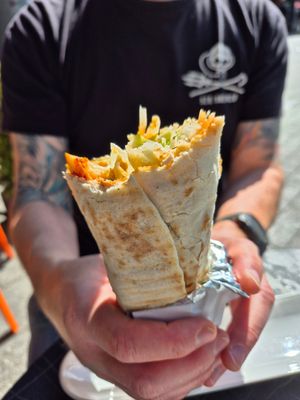 Veganer Lahmacun at Hevalo in Bochum