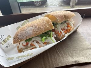 The classic vegan   at The Bánh Mì Bar in Edinburgh
