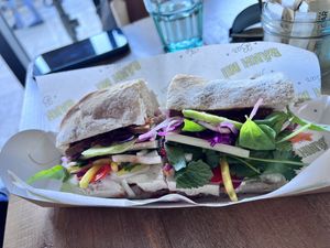 Everything vegan  at The Bánh Mì Bar in Edinburgh