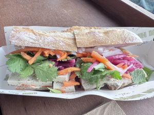 Tofu  at The Bánh Mì Bar in Edinburgh