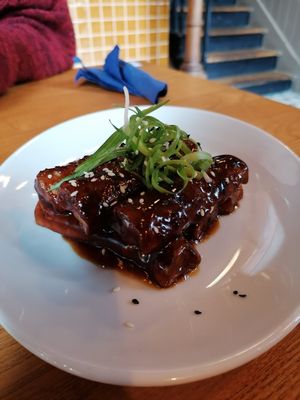 Vegan ribs at The Punch Bowl in Newcastle Upon Tyne