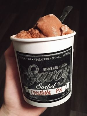 Vegan sorbet at Central Market in Houston