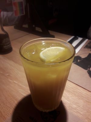 Mango-ginger lemonade at Akita Ramen in Krakow