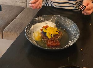 Delicious gluten-free pancakes at SAUG.E cuisine végane in Sherbrooke