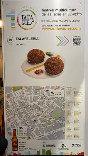 Tapapiés at Falafeleria - Lavapiés in Madrid