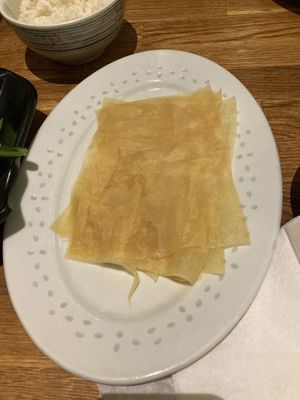 tofu paper   at Pak Choi in Frankfurt
