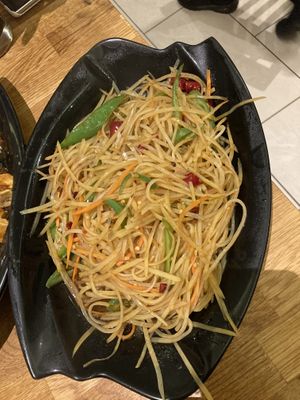 potato spicy and sour   at Pak Choi in Frankfurt