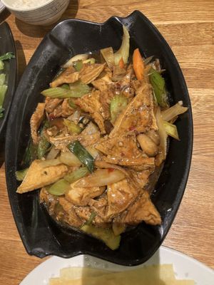 tofu on special recommendation  at Pak Choi in Frankfurt