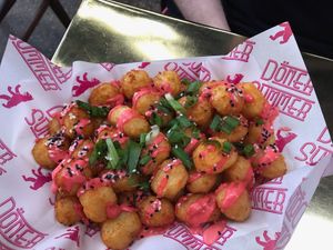 Potato puffs at Döner Summer in Sheffield