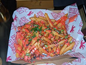 Garlic fries at Döner Summer in Sheffield