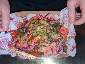 Bad Girl kebab at Döner Summer in Sheffield