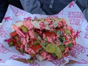 Spicy kebab at Döner Summer in Sheffield