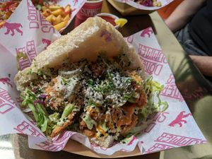 Chik'n parm kebab at Döner Summer in Sheffield