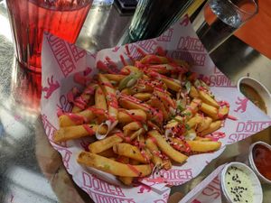 Garlic fries at Döner Summer in Sheffield