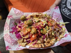 Chik'n Giros Kebab at Döner Summer in Sheffield