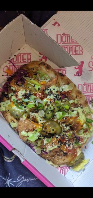 Chick'n Parm kebab at Döner Summer in Sheffield