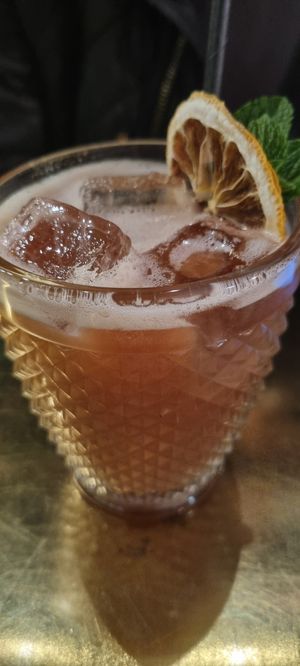 Peachy keen cocktail at Döner Summer in Sheffield