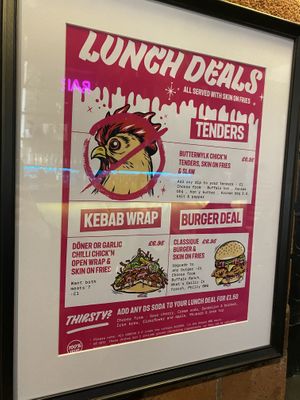 There’s a bigger menu available with lots of options.  #Veganuary at Döner Summer in Sheffield
