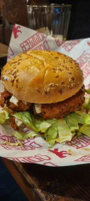 Buffalo ranch burger at Döner Summer in Sheffield