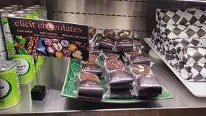 Local gourmet chocolates at Late For the Train in Flagstaff