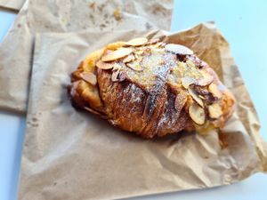 Almond Croissant at Maison des Lys Pâtisserie in Auckland