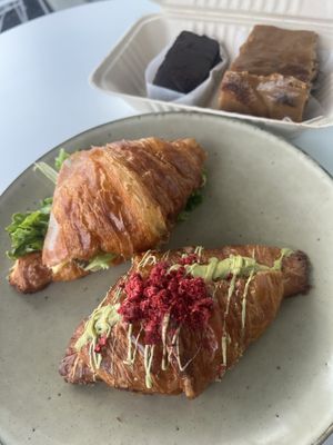 Matcha croissant is the best   at Maison des Lys Pâtisserie in Auckland