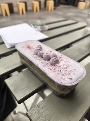 Ube passionfruit cheesecake at Mudita in Auckland