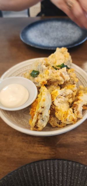 Fried Oyster Mushrooms at Mudita in Auckland