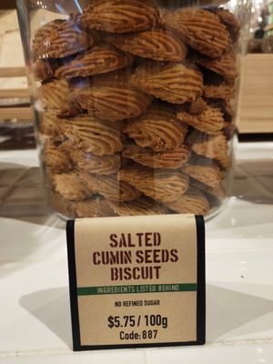 Cumin seeds biscuit at Scoop Wholefoods - Jem in West Singapore