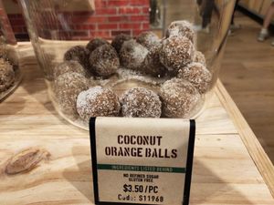 Coconut orange balls at Scoop Wholefoods - Jem in West Singapore