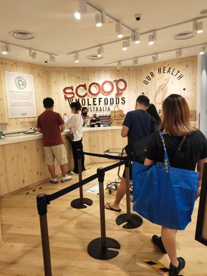 Cashier counter at Scoop Wholefoods - Jem in West Singapore