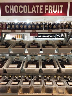 Chocolate fruits at Scoop Wholefoods - Paragon in Central Singapore