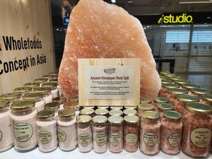 Himalayan rock salt at Scoop Wholefoods - Paragon in Central Singapore