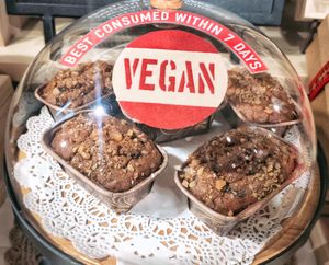 Vegan cake at Scoop Wholefoods - Raffles City in Central Singapore