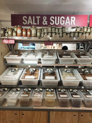 Salt and sugar at Scoop Wholefoods - Raffles City in Central Singapore