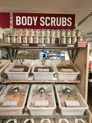 Body scrubs at Scoop Wholefoods - Raffles City in Central Singapore