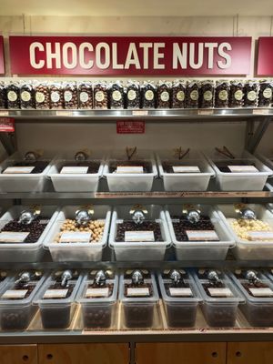 Chocolate nuts at Scoop Wholefoods - Raffles City in Central Singapore