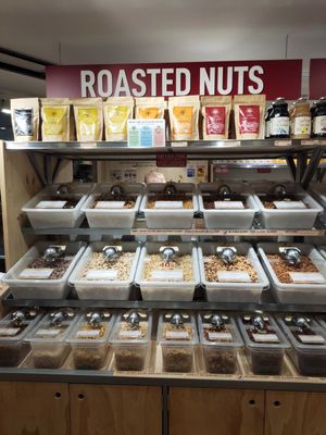 Roasted nuts at Scoop Wholefoods - Raffles City in Central Singapore