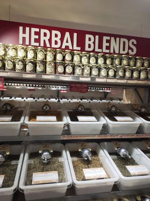 Herbal blends at Scoop Wholefoods - Raffles City in Central Singapore