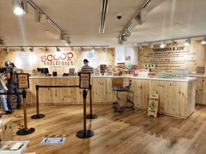 Cashier counter at Scoop Wholefoods - Raffles City in Central Singapore