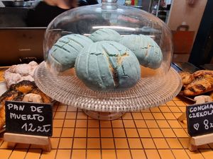 Sweet bakery products at La Papaya in Poznan