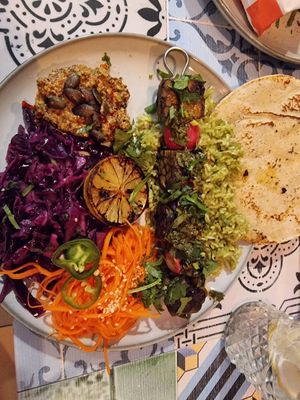 Comida verde at La Papaya in Poznan