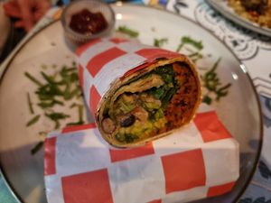 Burrito at La Papaya in Poznan